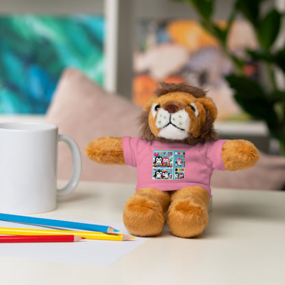 Cute Stuffed Animal with Custom Tee - Perfect Gift for Kids!