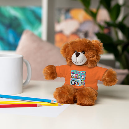 Cute Stuffed Animal with Custom Tee - Perfect Gift for Kids!