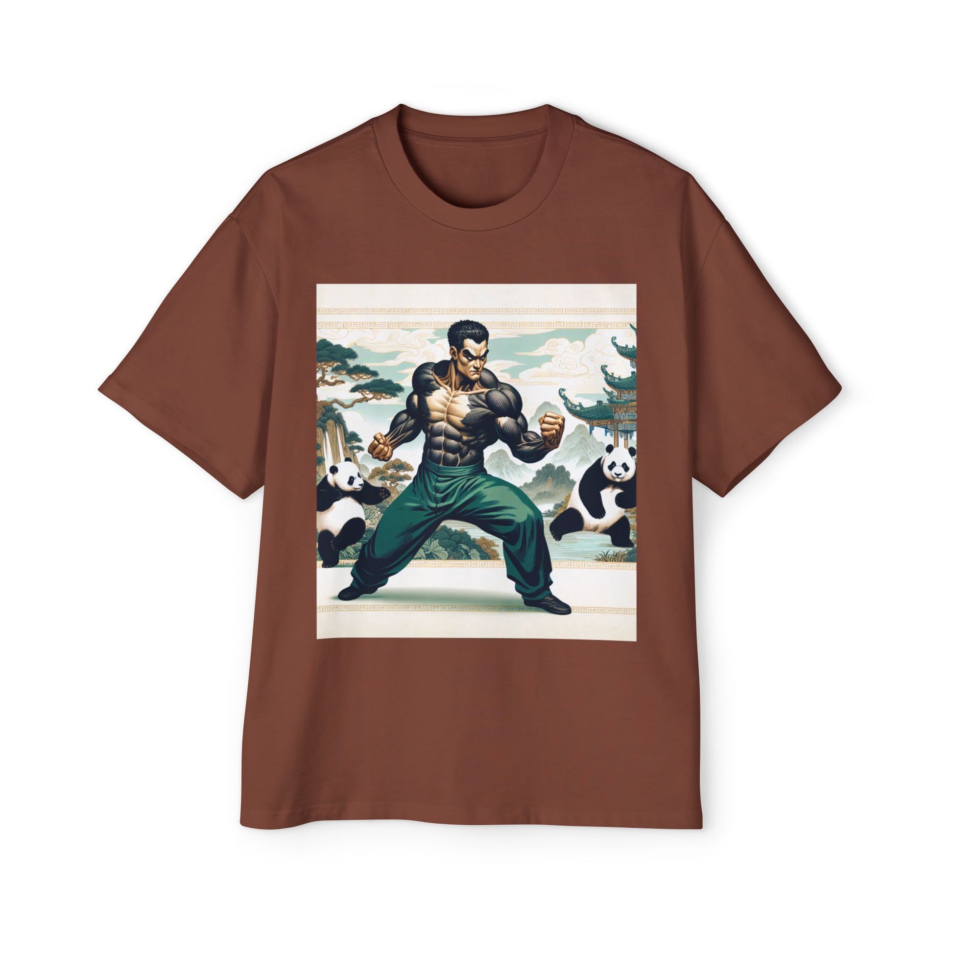 Men's Tee - Thai Lung Kung Fu Panda Oversized T-Shirt