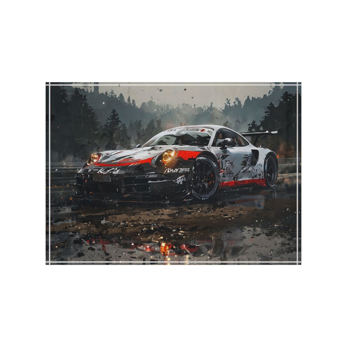 Photo Block - porsche Car Perfect Gift for Auto Enthusiasts