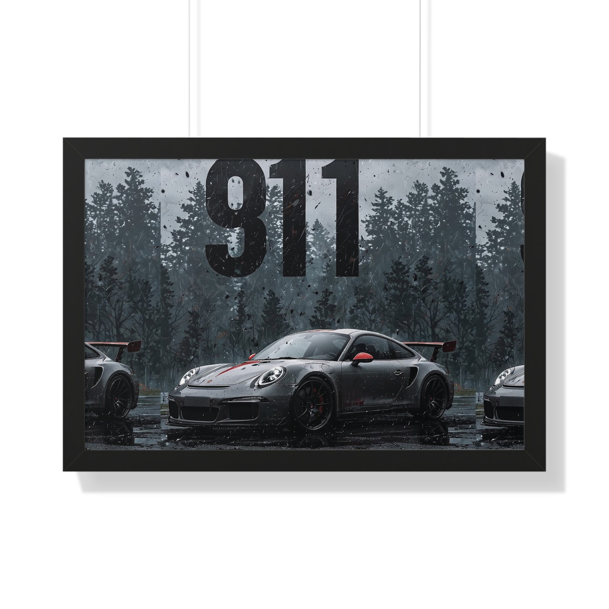 Wall Art Poster - Porsche 911