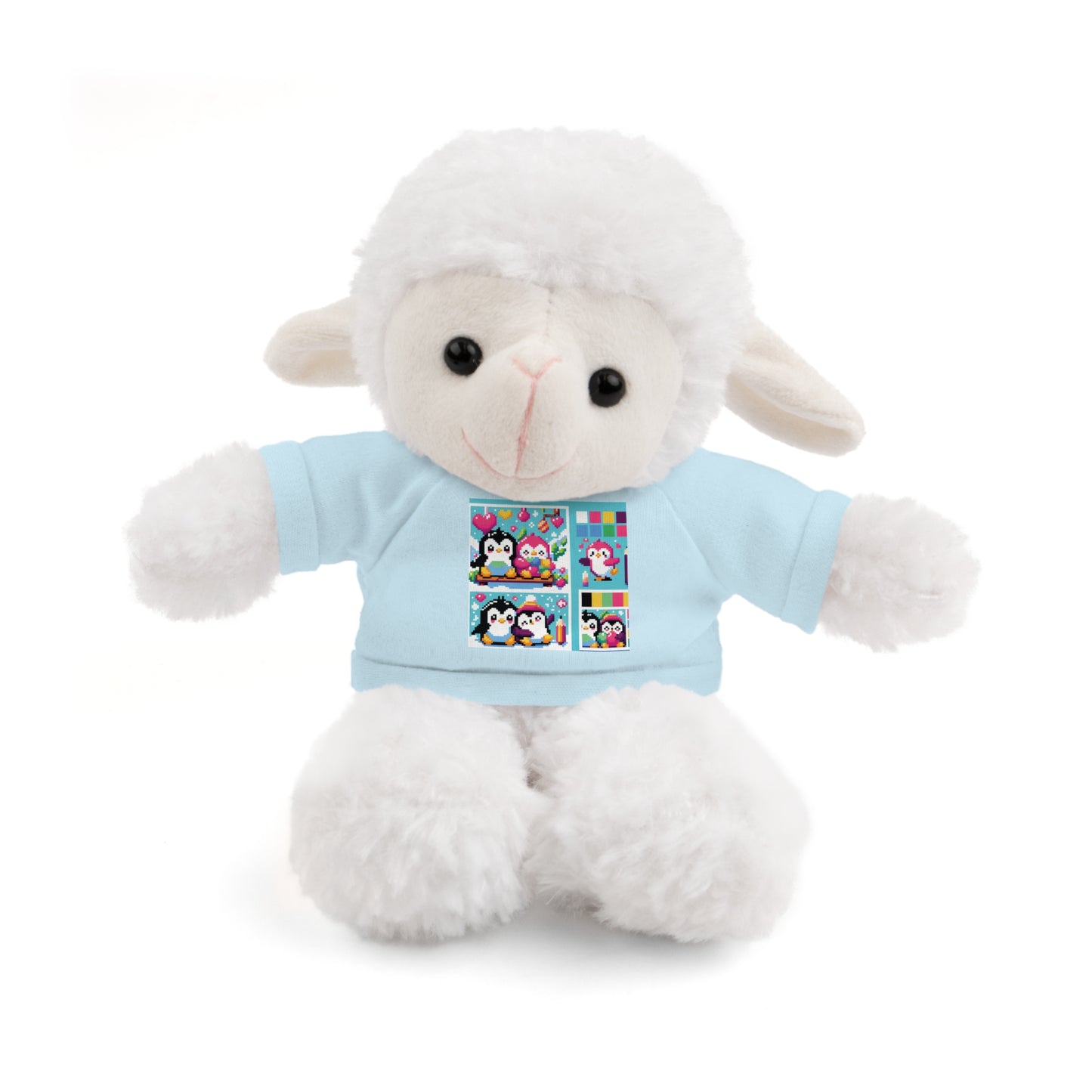 Cute Stuffed Animal with Custom Tee - Perfect Gift for Kids!