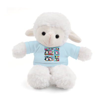 Cute Stuffed Animal with Custom Tee - Perfect Gift for Kids!