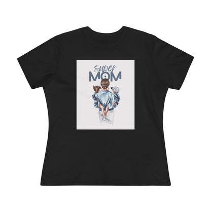 Super Mom Women's Cotton Tee - Perfect Gift for Mother's Day