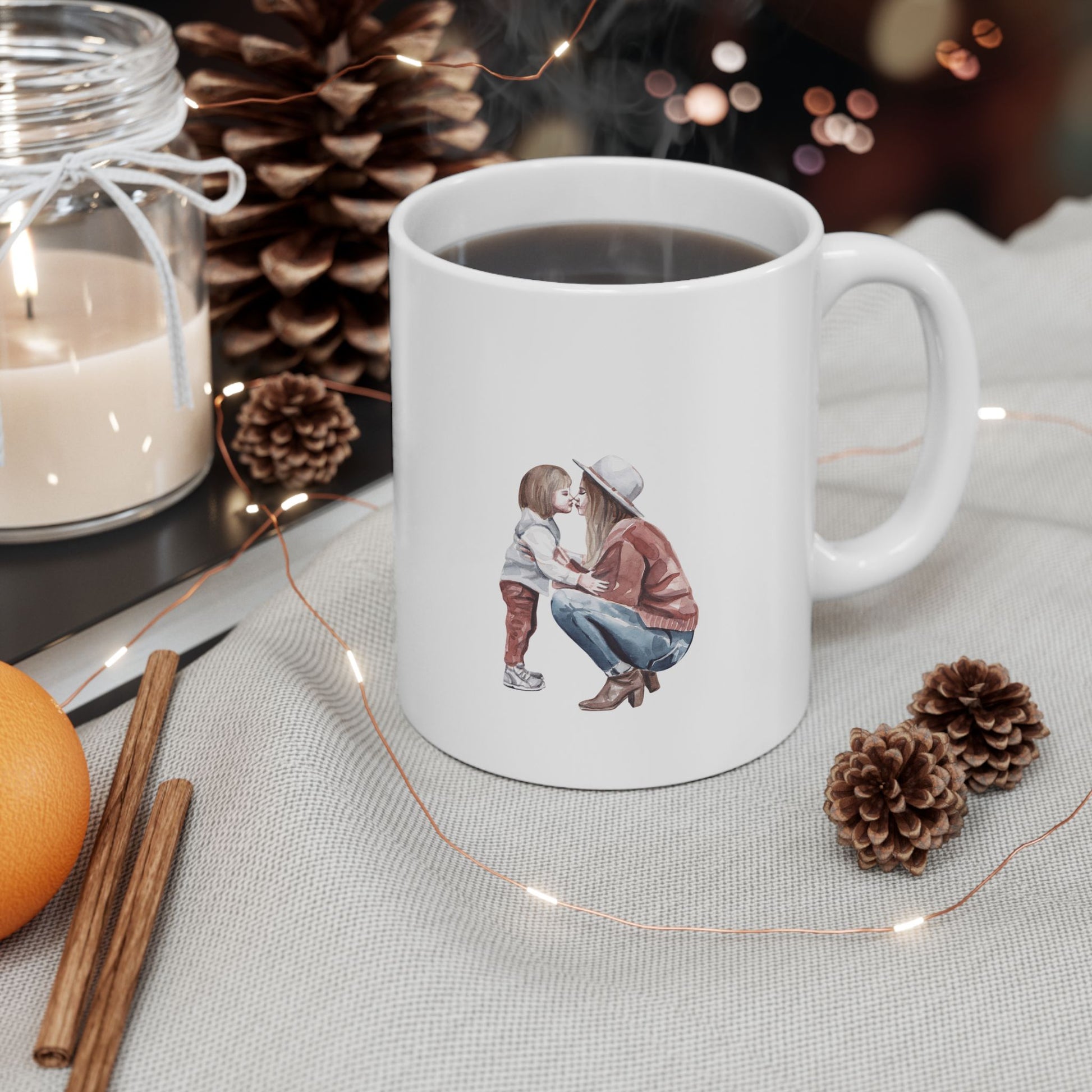 Mug with minimalistic design