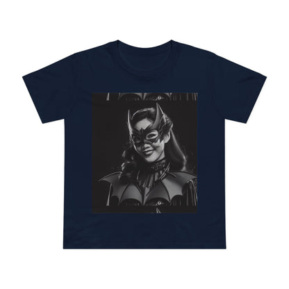 Women’s Black Batgirl Tee - Superhero Graphic T-Shirt for Fans