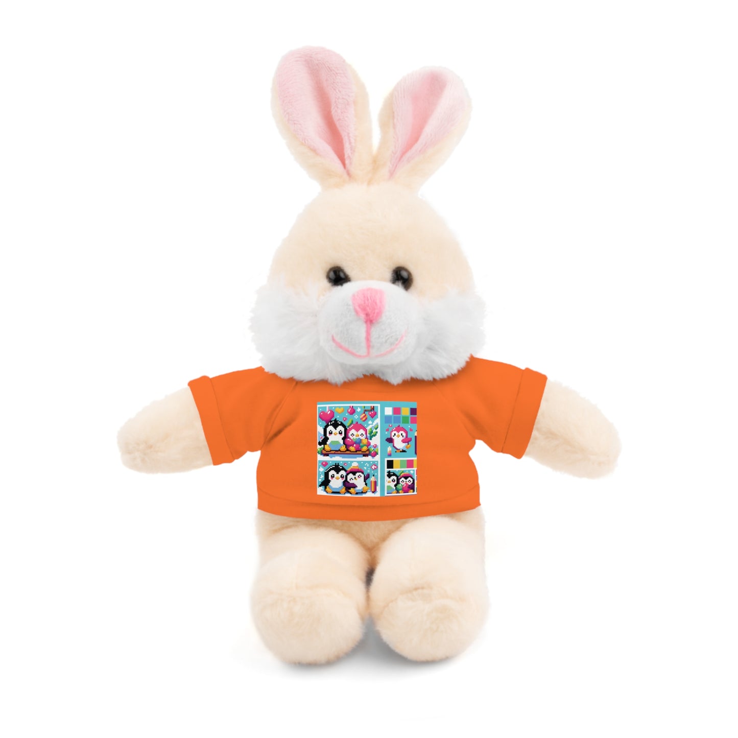Cute Stuffed Animal with Custom Tee - Perfect Gift for Kids!