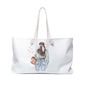 Chic Weekender Bag with Heart Design - Perfect for Travel & Everyday Use