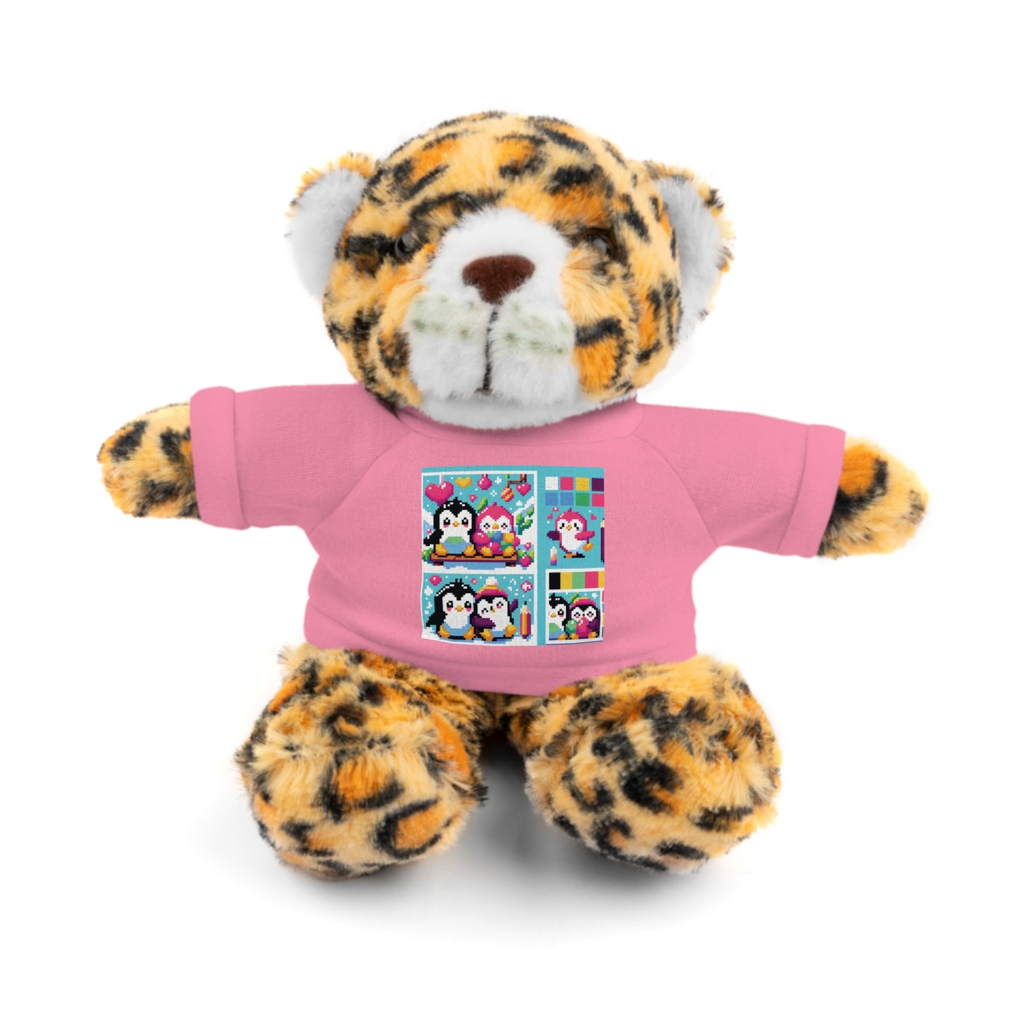 Cute Stuffed Animal with Custom Tee - Perfect Gift for Kids!