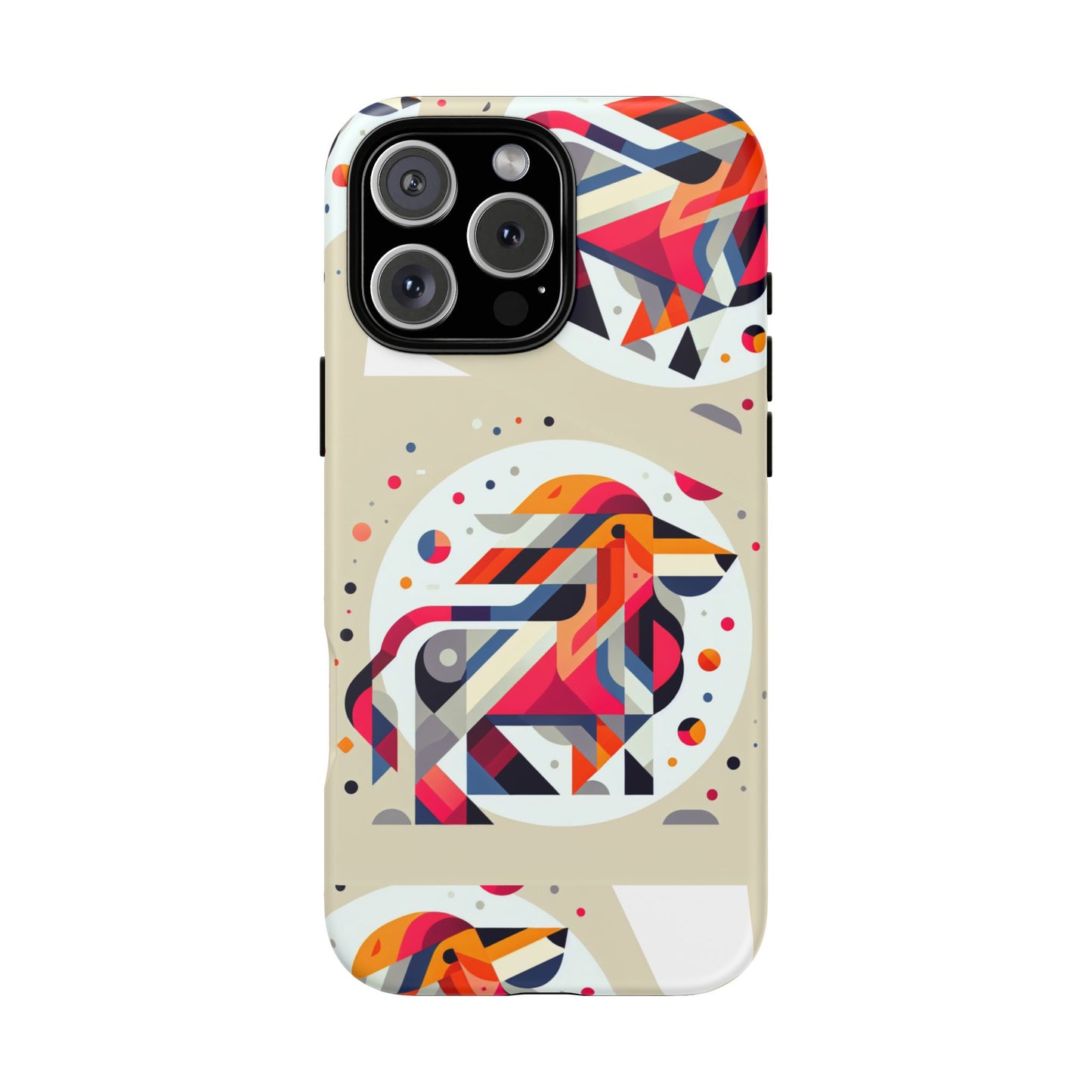 Vibrant Abstract Animal Phone Case - Tough Cases
