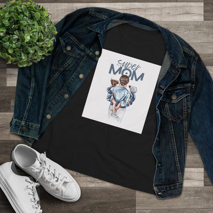 Super Mom Women's Cotton Tee - Perfect Gift for Mother's Day