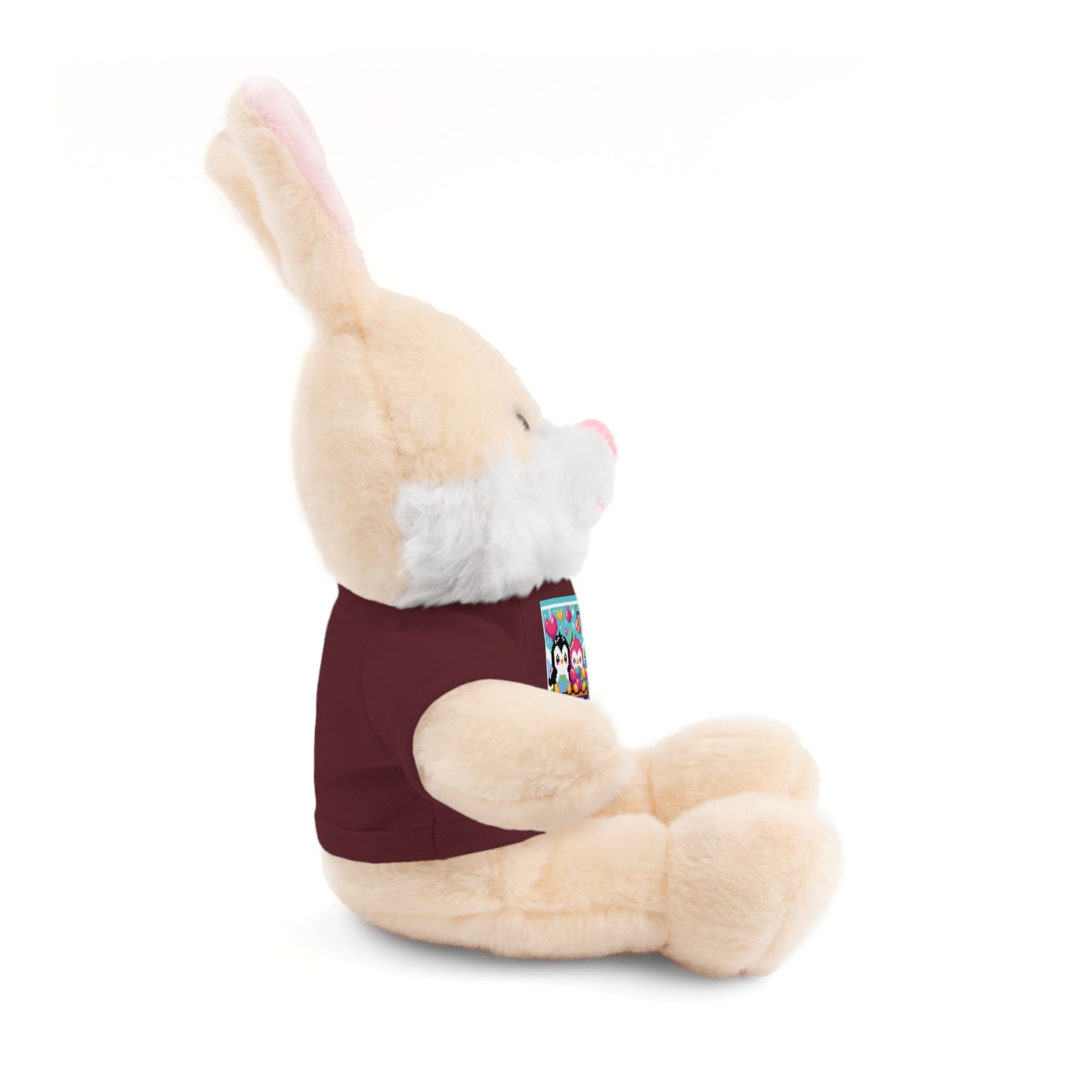 Cute Stuffed Animal with Custom Tee - Perfect Gift for Kids!