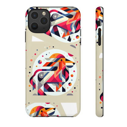 Vibrant Abstract Animal Phone Case - Tough Cases