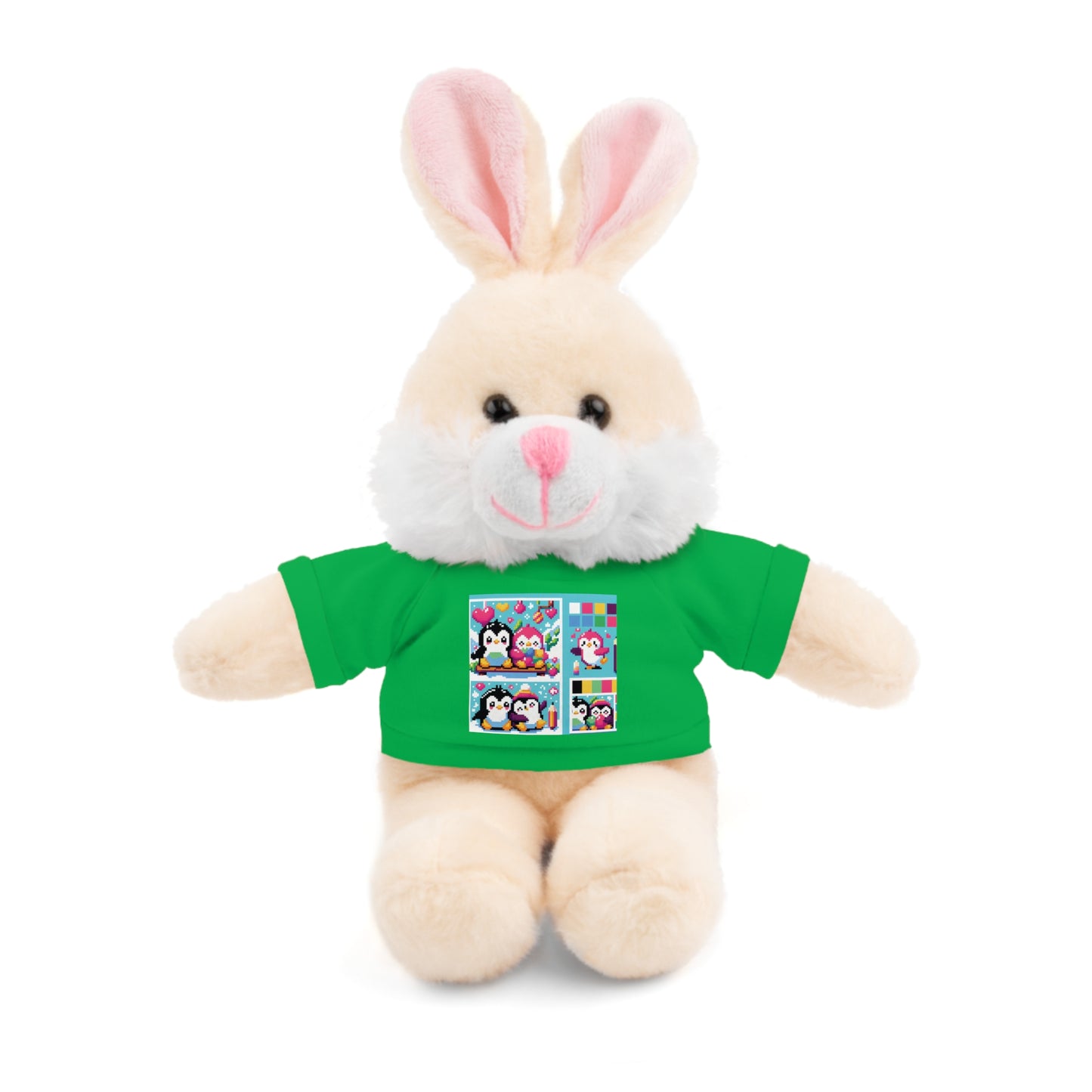 Cute Stuffed Animal with Custom Tee - Perfect Gift for Kids!