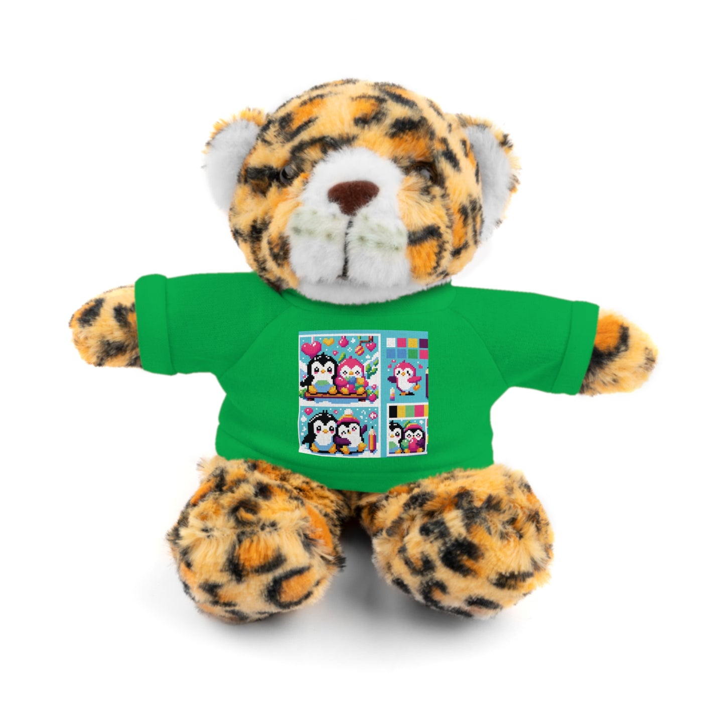 Cute Stuffed Animal with Custom Tee - Perfect Gift for Kids!