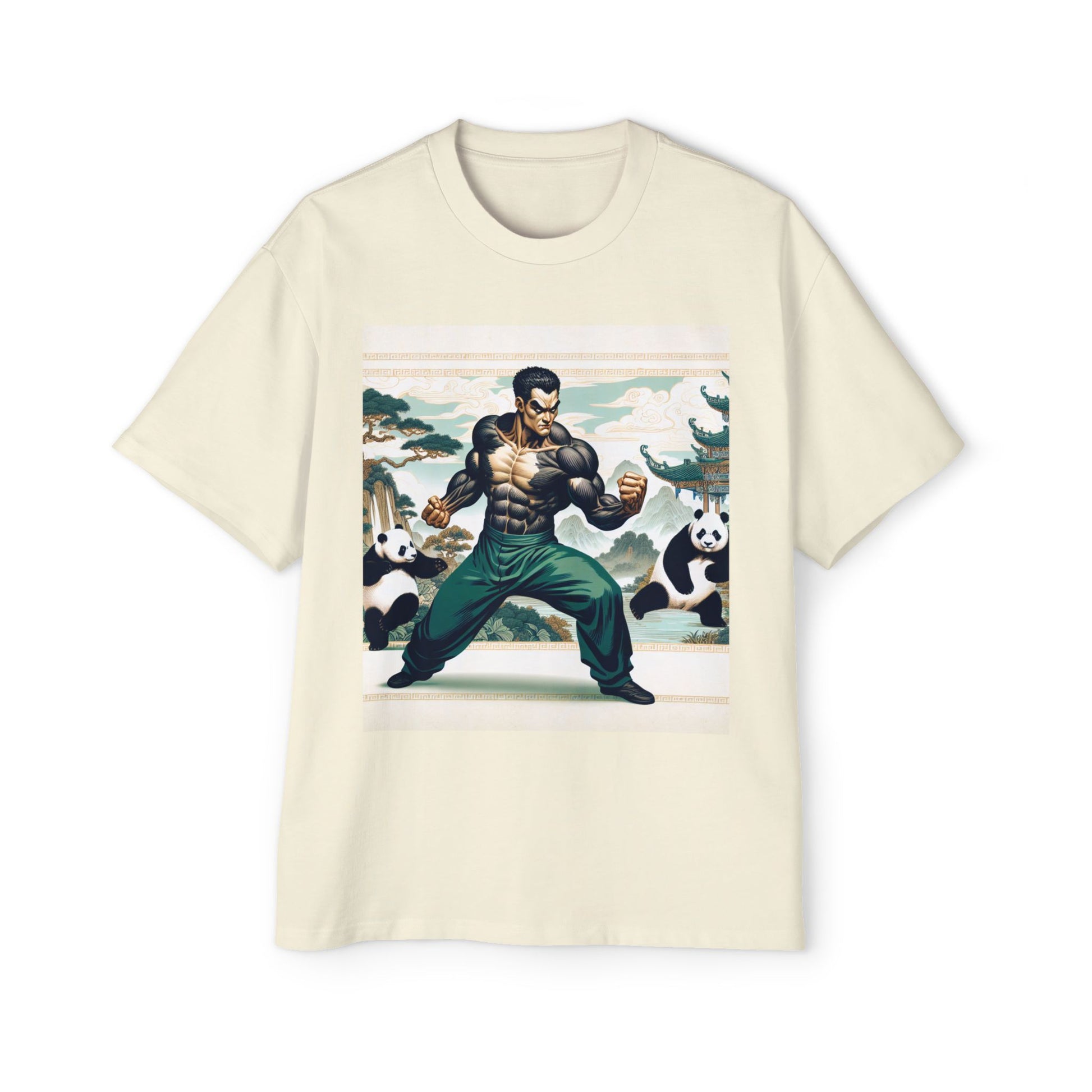 Men's Tee - Thai Lung Kung Fu Panda Oversized T-Shirt