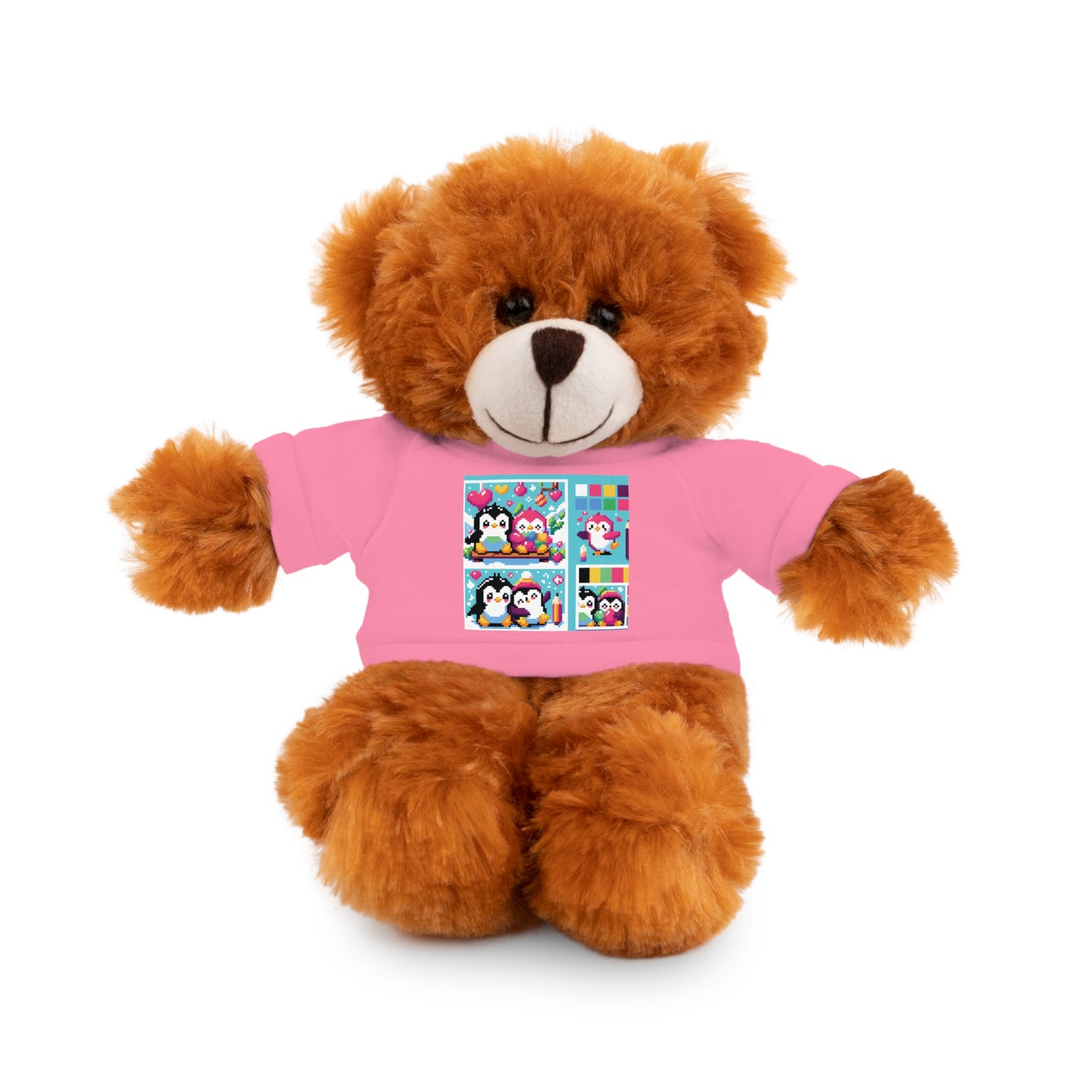 Cute Stuffed Animal with Custom Tee - Perfect Gift for Kids!