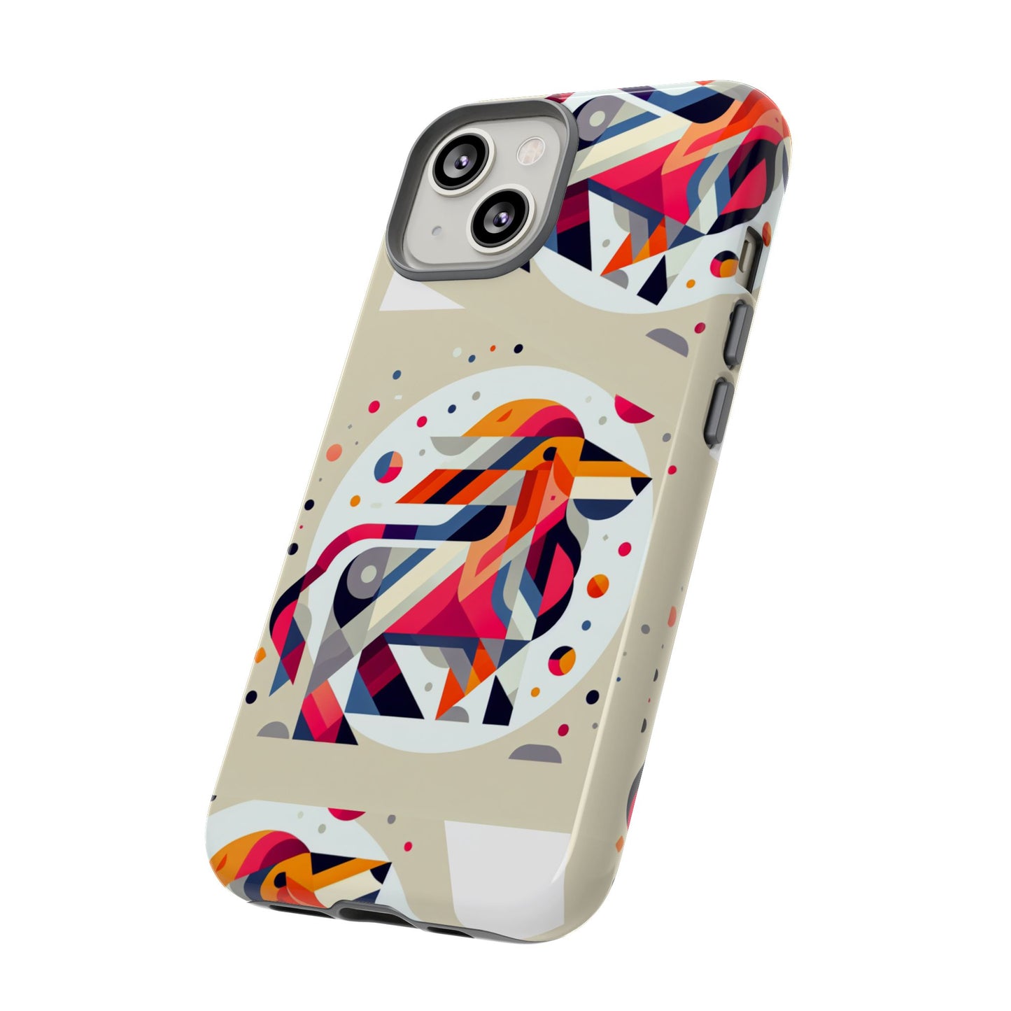 Vibrant Abstract Animal Phone Case - Tough Cases