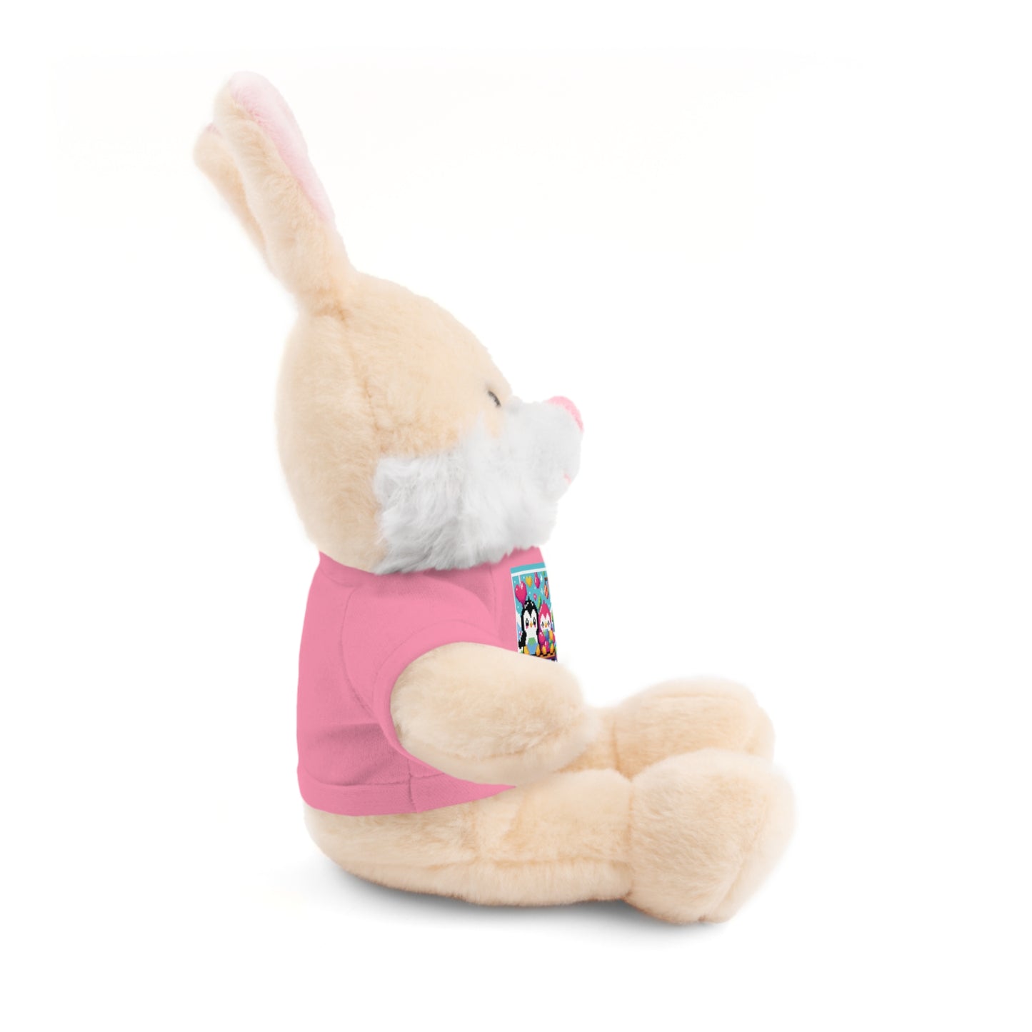 Cute Stuffed Animal with Custom Tee - Perfect Gift for Kids!