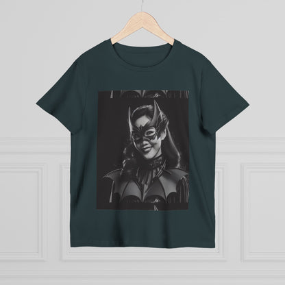 Women’s Black Batgirl Tee - Superhero Graphic T-Shirt for Fans