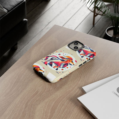 Vibrant Abstract Animal Phone Case - Tough Cases