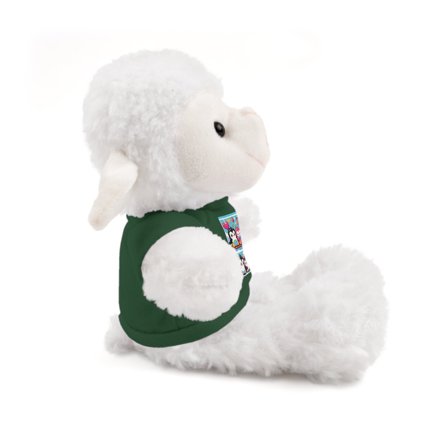 Cute Stuffed Animal with Custom Tee - Perfect Gift for Kids!