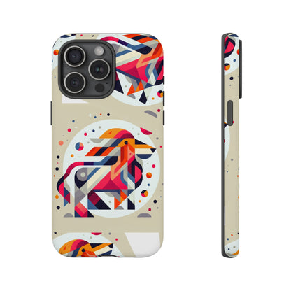 Vibrant Abstract Animal Phone Case - Tough Cases