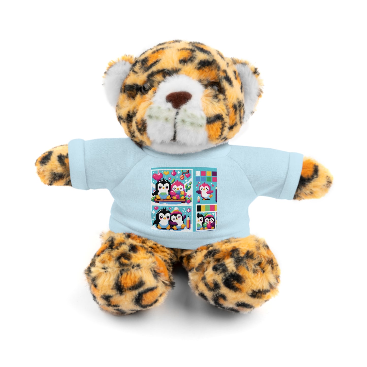 Cute Stuffed Animal with Custom Tee - Perfect Gift for Kids!