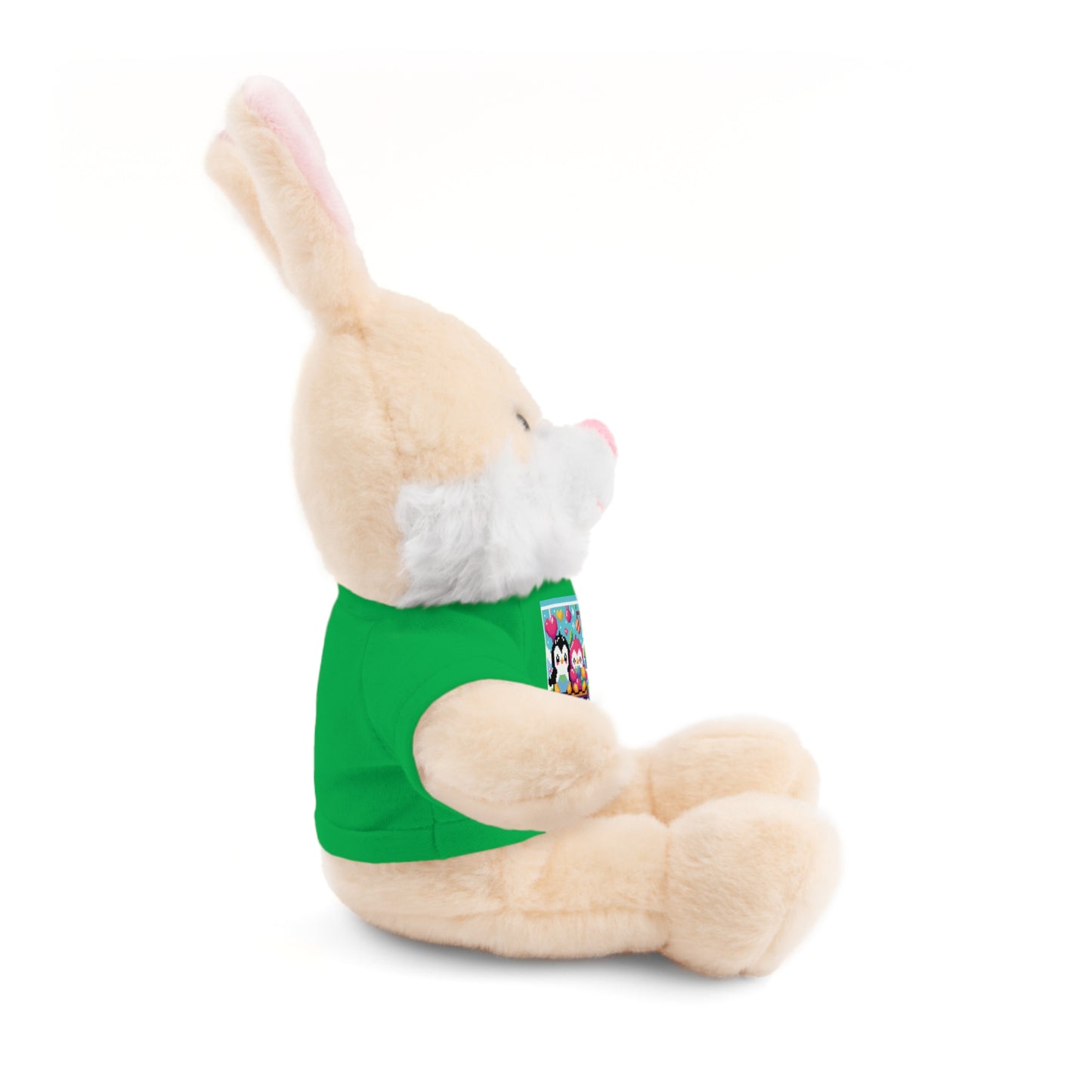 Cute Stuffed Animal with Custom Tee - Perfect Gift for Kids!