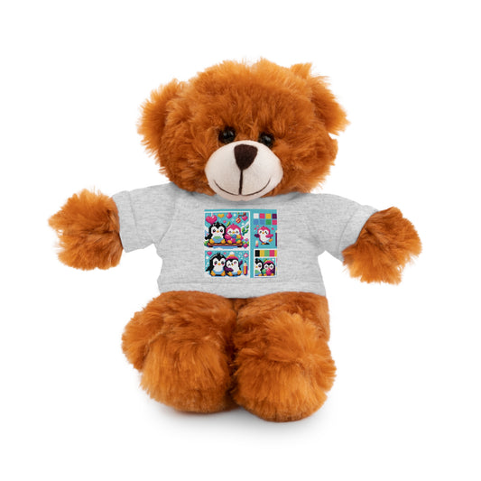 Cute Stuffed Animal with Custom Tee - Perfect Gift for Kids!