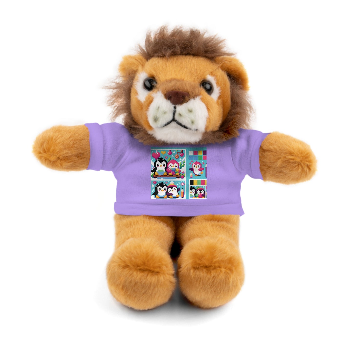 Cute Stuffed Animal with Custom Tee - Perfect Gift for Kids!