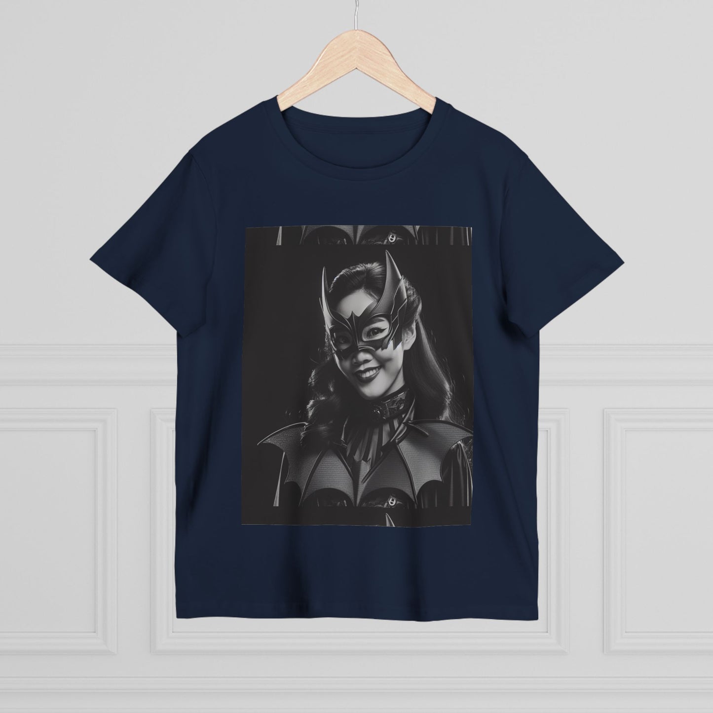 Women’s Black Batgirl Tee - Superhero Graphic T-Shirt for Fans