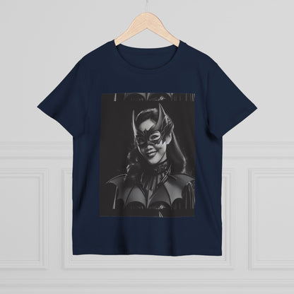 Women’s Black Batgirl Tee - Superhero Graphic T-Shirt for Fans