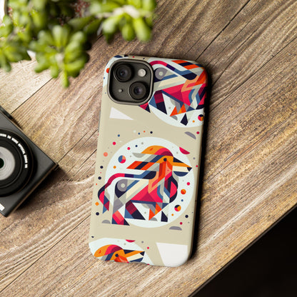 Vibrant Abstract Animal Phone Case - Tough Cases