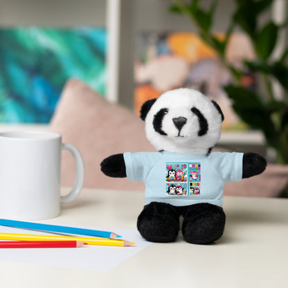 Cute Stuffed Animal with Custom Tee - Perfect Gift for Kids!