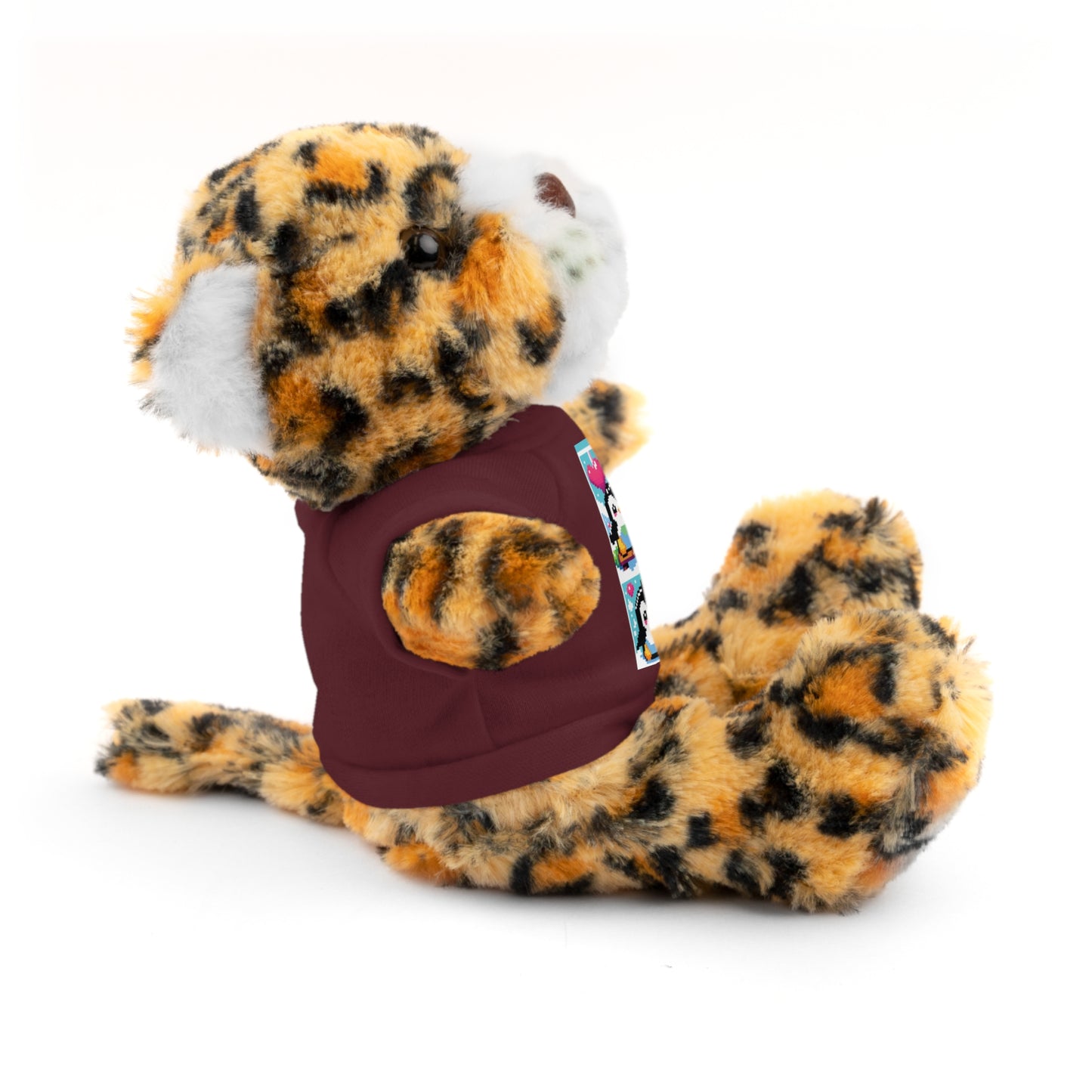 Cute Stuffed Animal with Custom Tee - Perfect Gift for Kids!