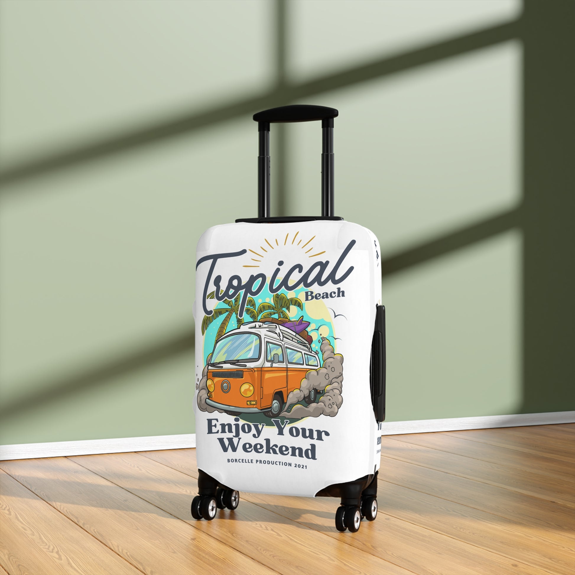 Luggage Cover - Explore the World Design