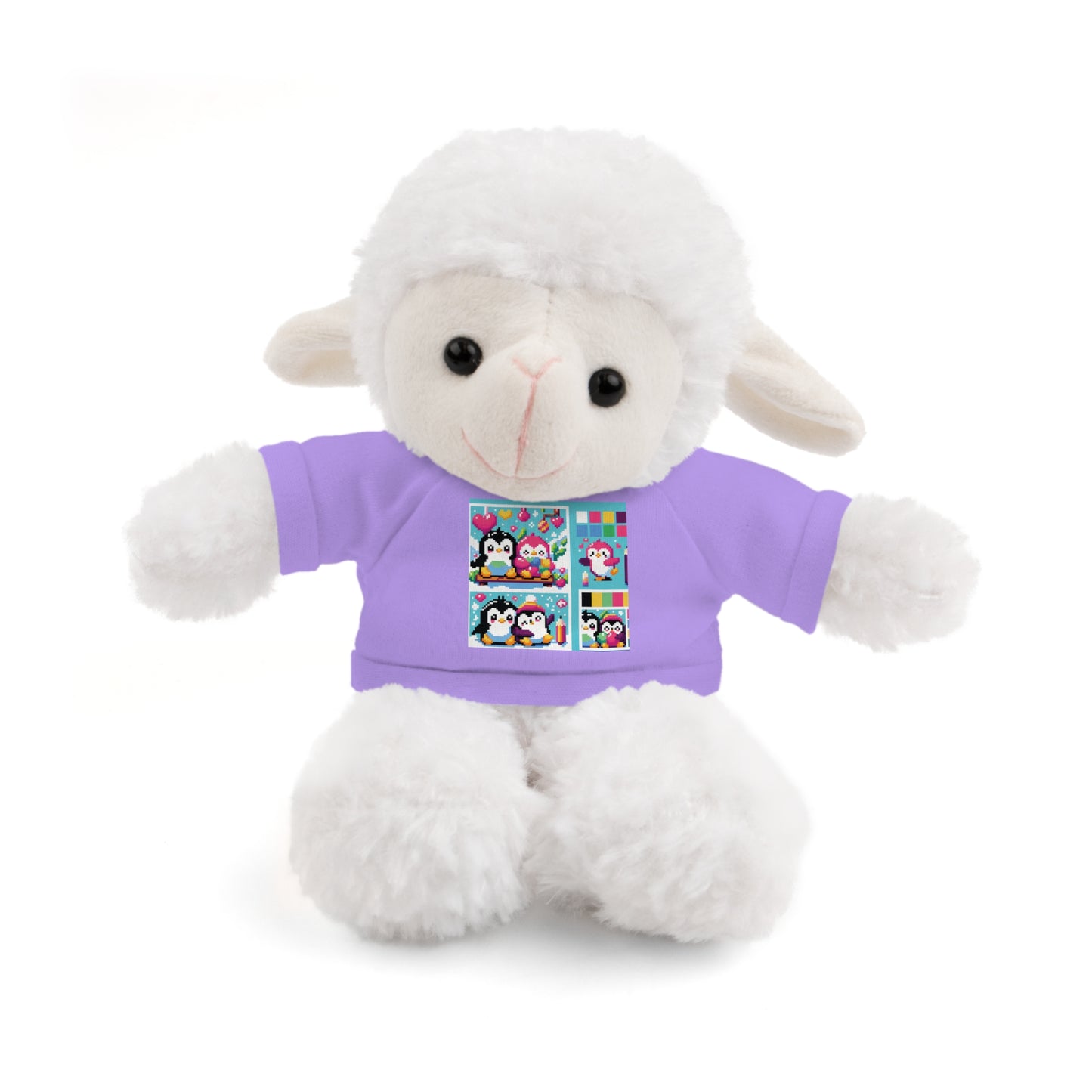 Cute Stuffed Animal with Custom Tee - Perfect Gift for Kids!