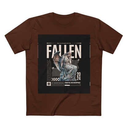 Fallen Angel Graphic Tee | Stand Tall and Unstoppable | Aesthetic T-Shirt for Art Lovers