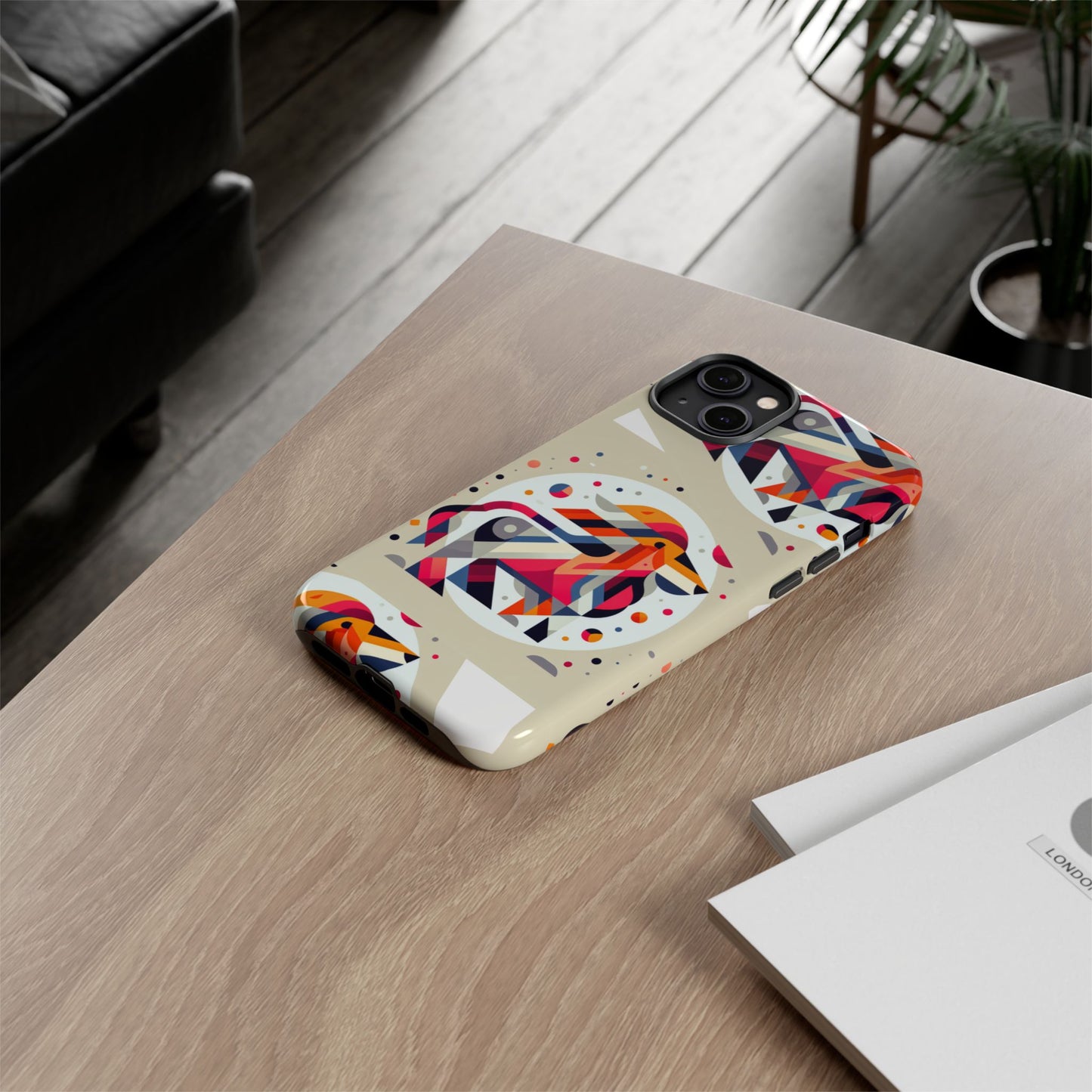 Vibrant Abstract Animal Phone Case - Tough Cases