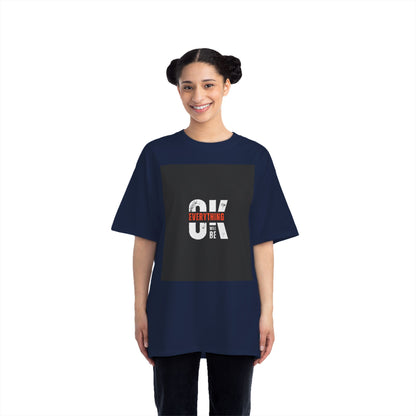 Everything Will Be OK Short-Sleeve T-Shirt - Positive Vibe Apparel for Casual Days, Motivational Gift, Self-Care Reminder, Everyday Comfort