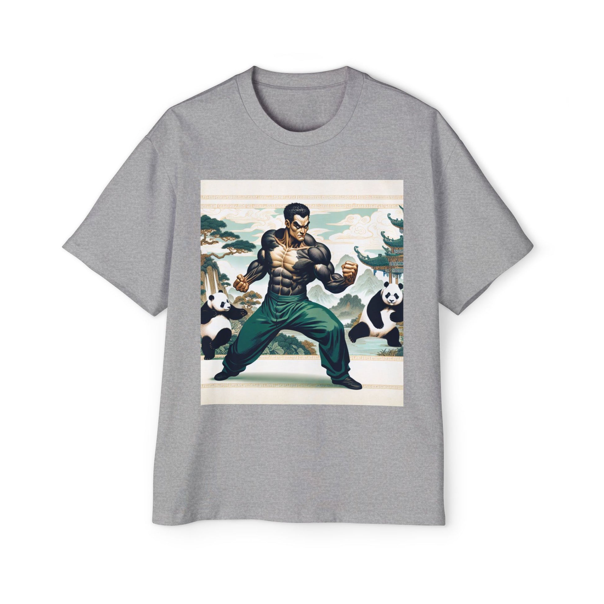 Men's Tee - Thai Lung Kung Fu Panda Oversized T-Shirt