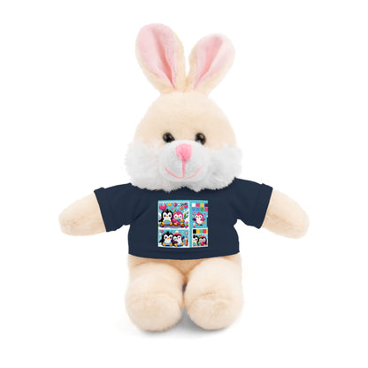 Cute Stuffed Animal with Custom Tee - Perfect Gift for Kids!