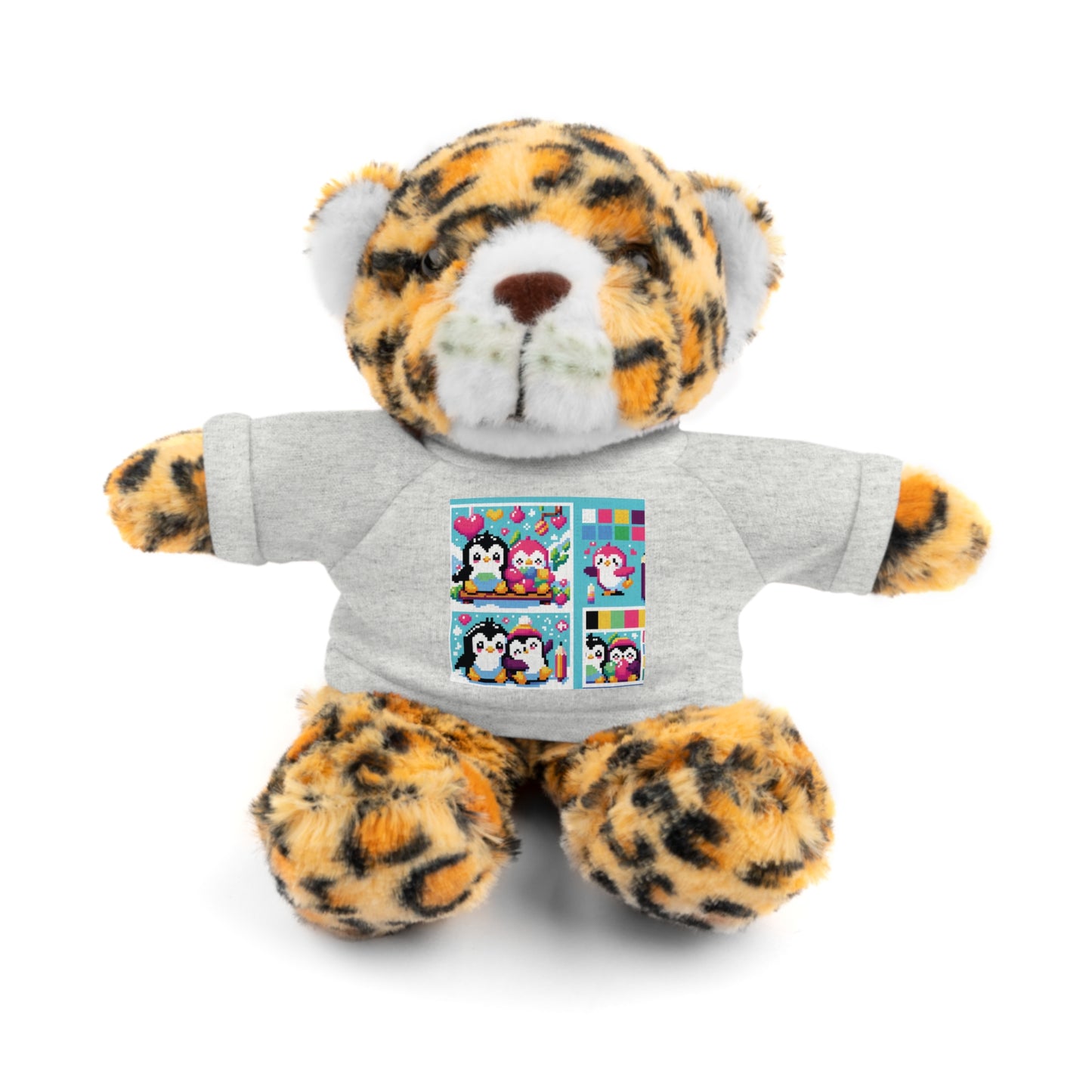 Cute Stuffed Animal with Custom Tee - Perfect Gift for Kids!