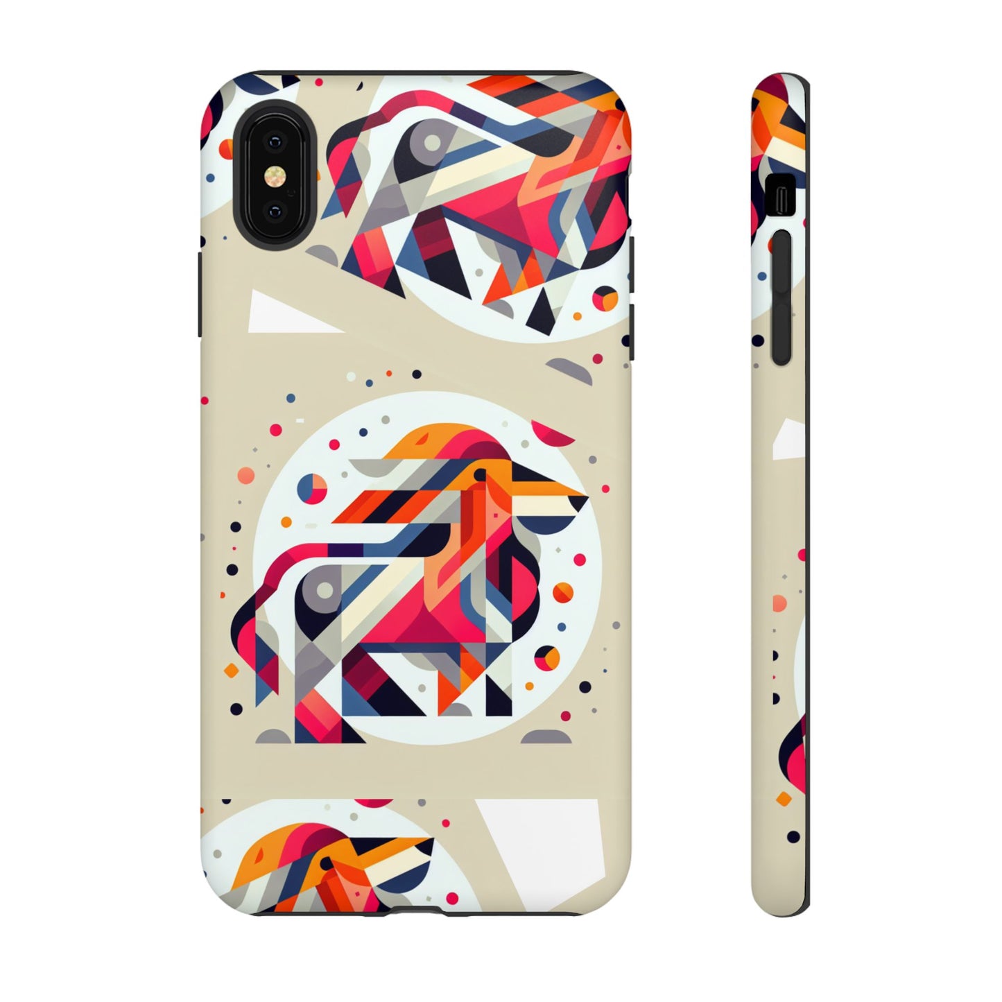 Vibrant Abstract Animal Phone Case - Tough Cases