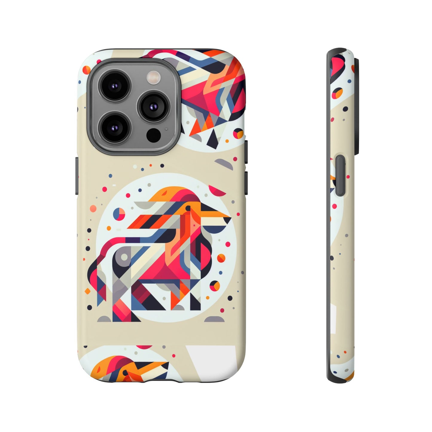 Vibrant Abstract Animal Phone Case - Tough Cases