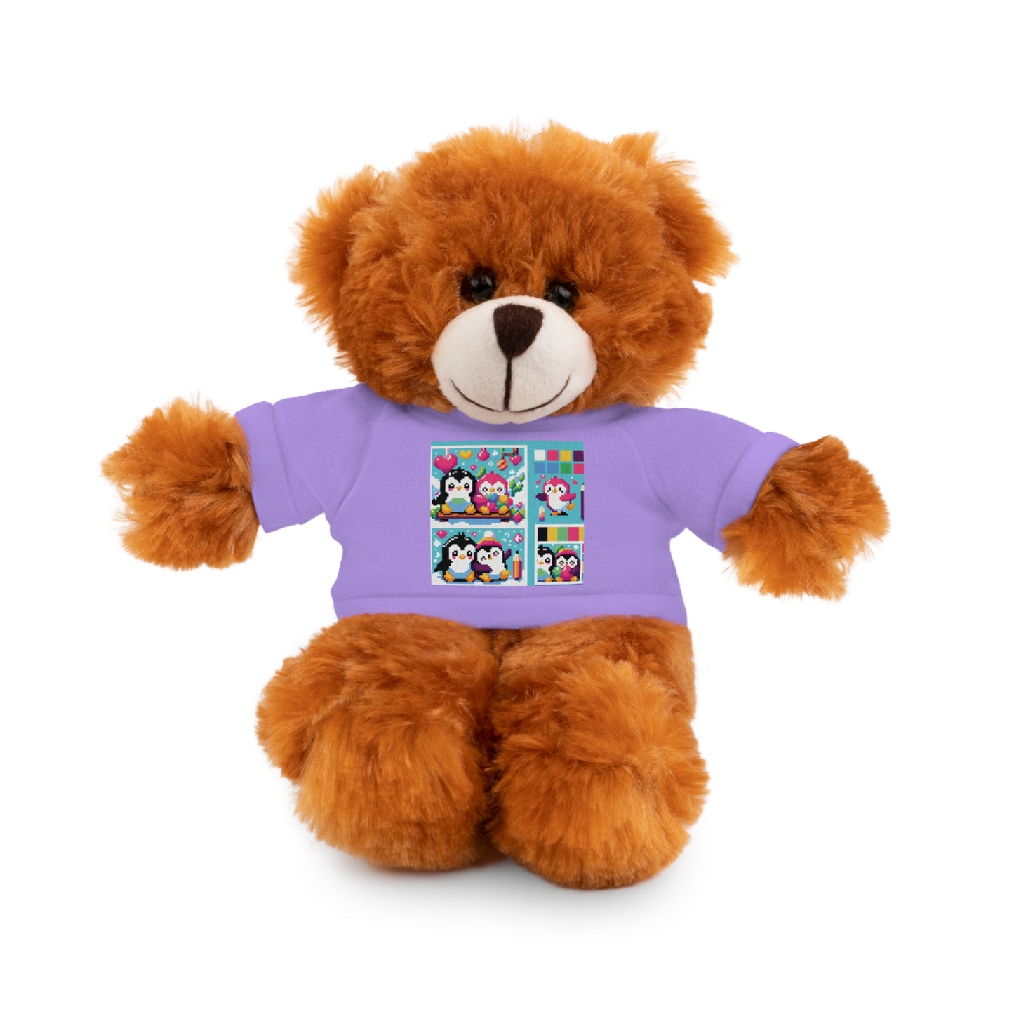 Cute Stuffed Animal with Custom Tee - Perfect Gift for Kids!