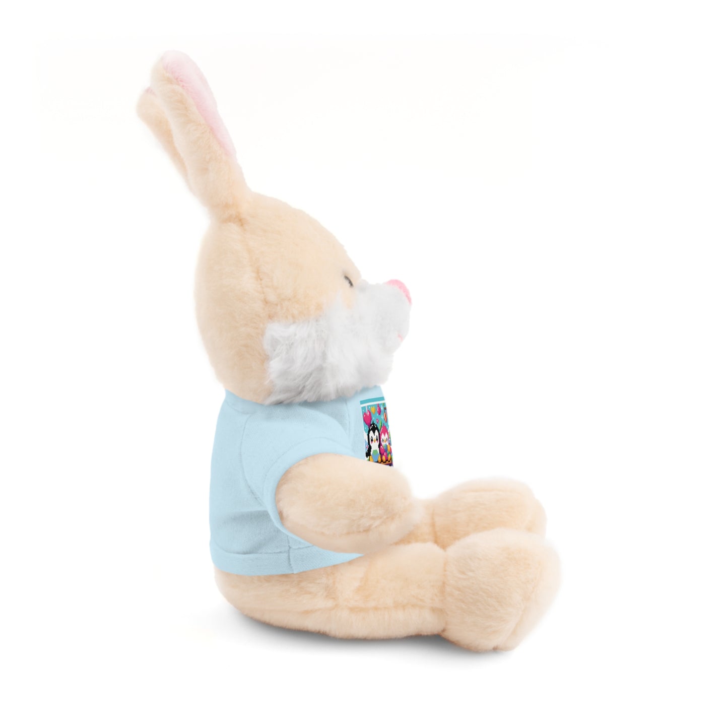 Cute Stuffed Animal with Custom Tee - Perfect Gift for Kids!