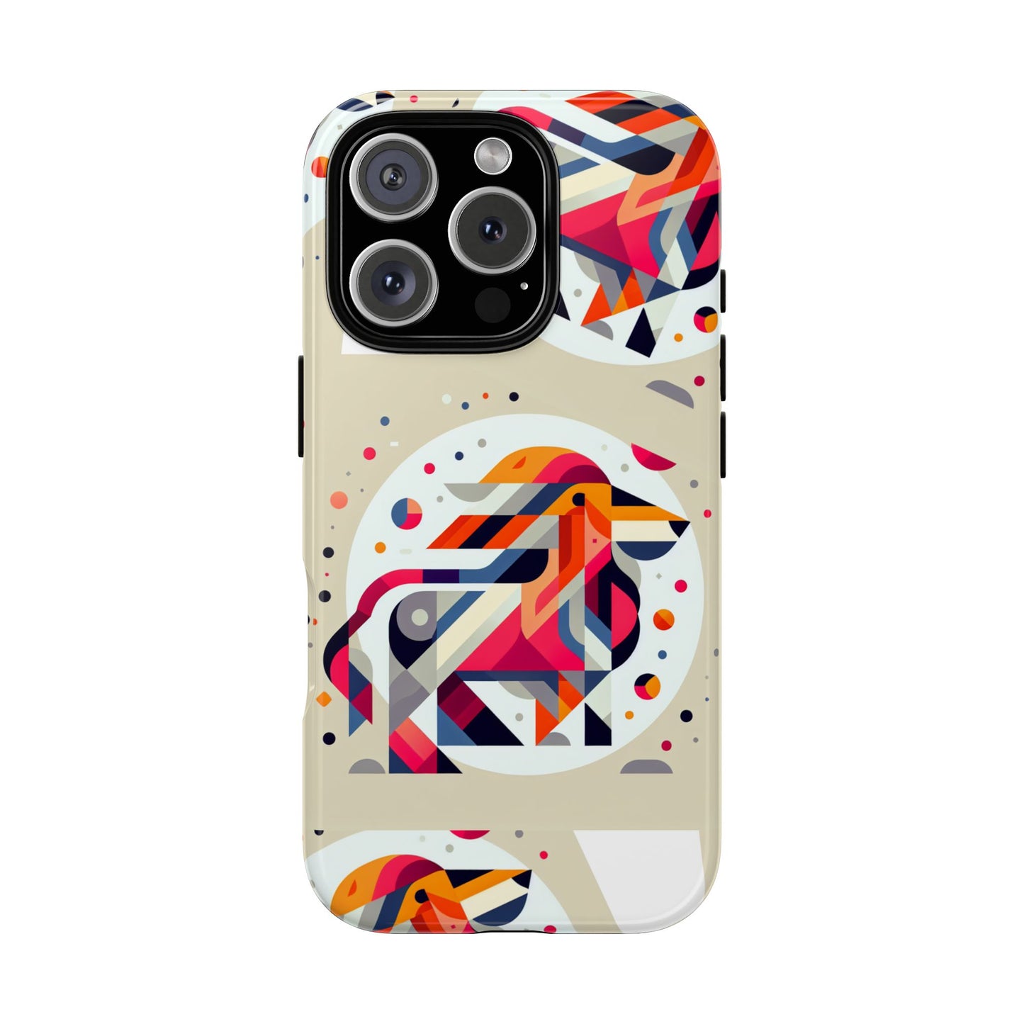 Vibrant Abstract Animal Phone Case - Tough Cases