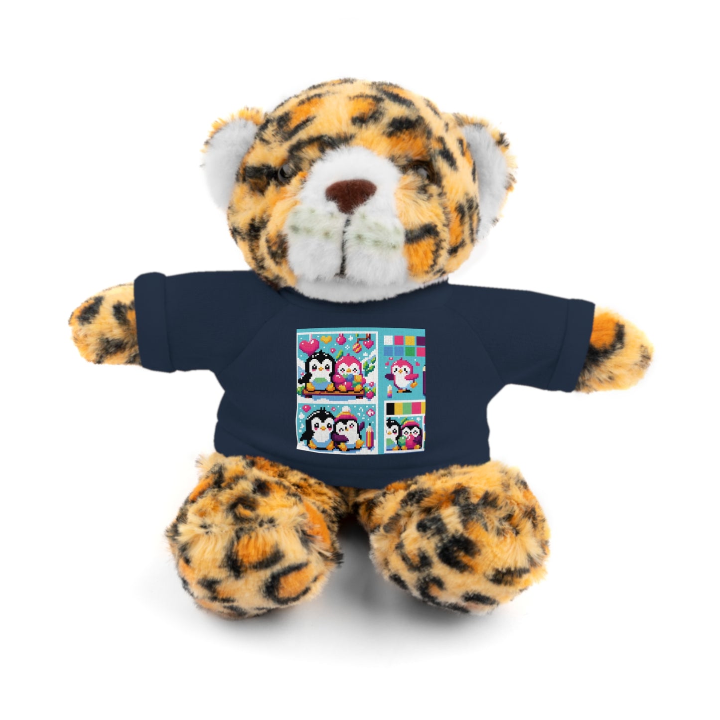 Cute Stuffed Animal with Custom Tee - Perfect Gift for Kids!